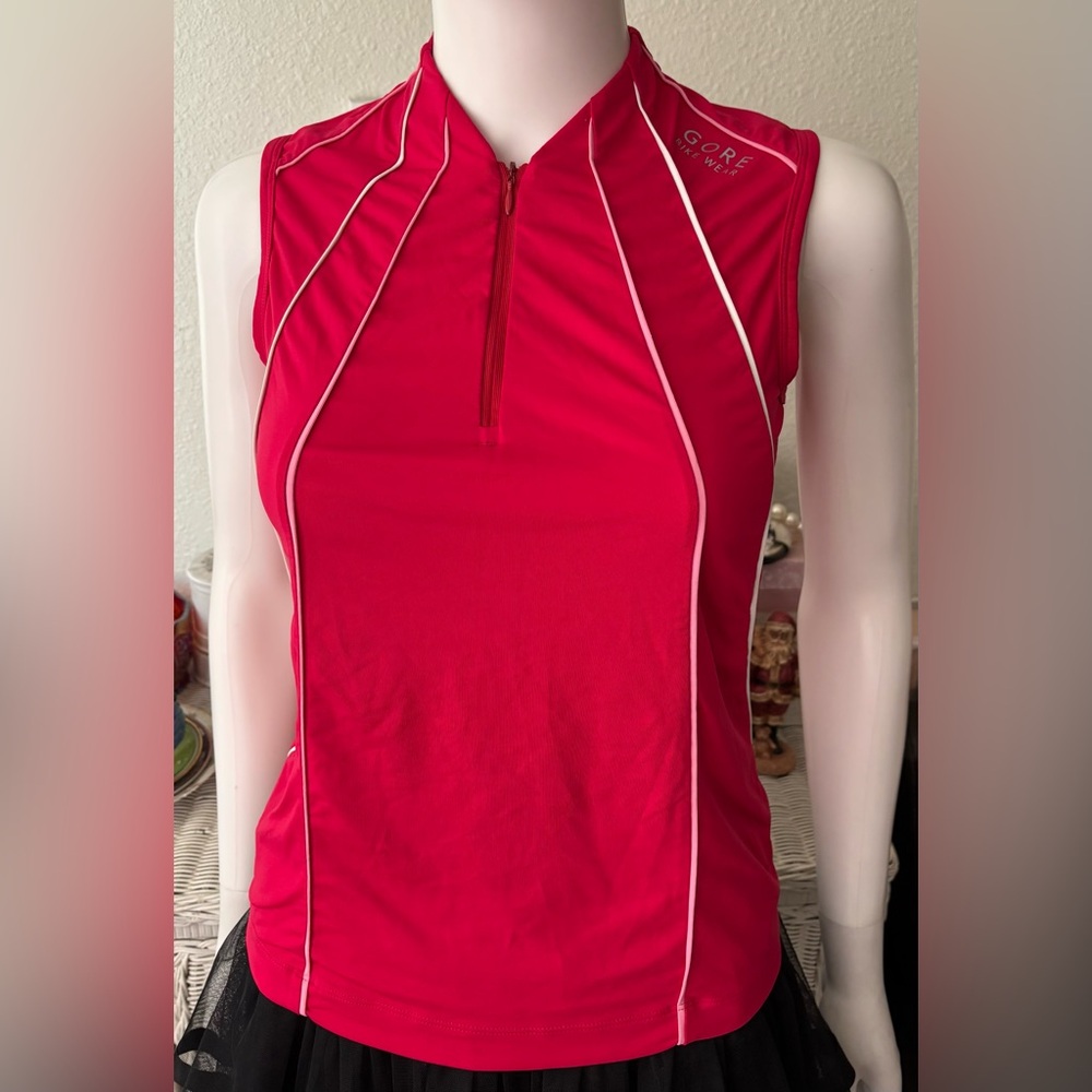 Gore Bike Wear Fitness Performance Spinning Top w/ pocket in Red Size S